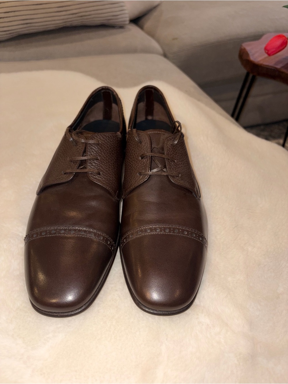 Leather Oxford